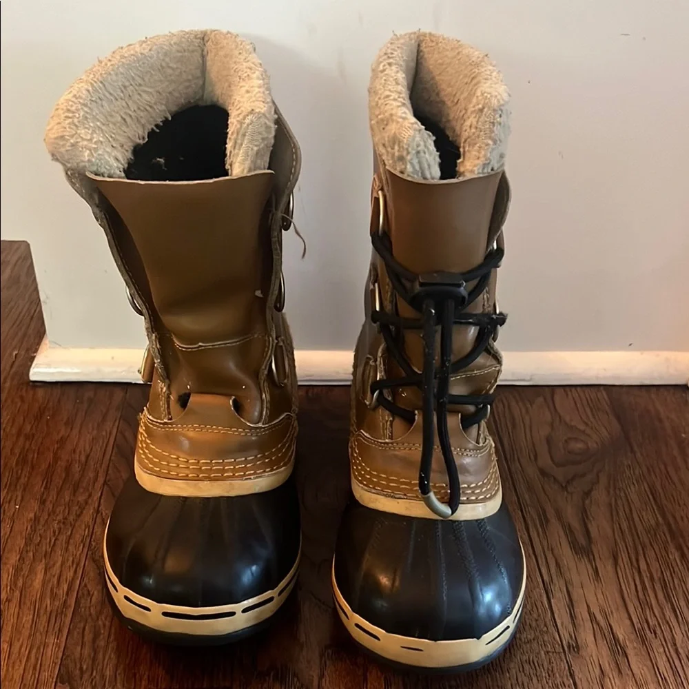 Sorel Kids Brown and Black Rain & Snow Boots with Waterproof Shell
